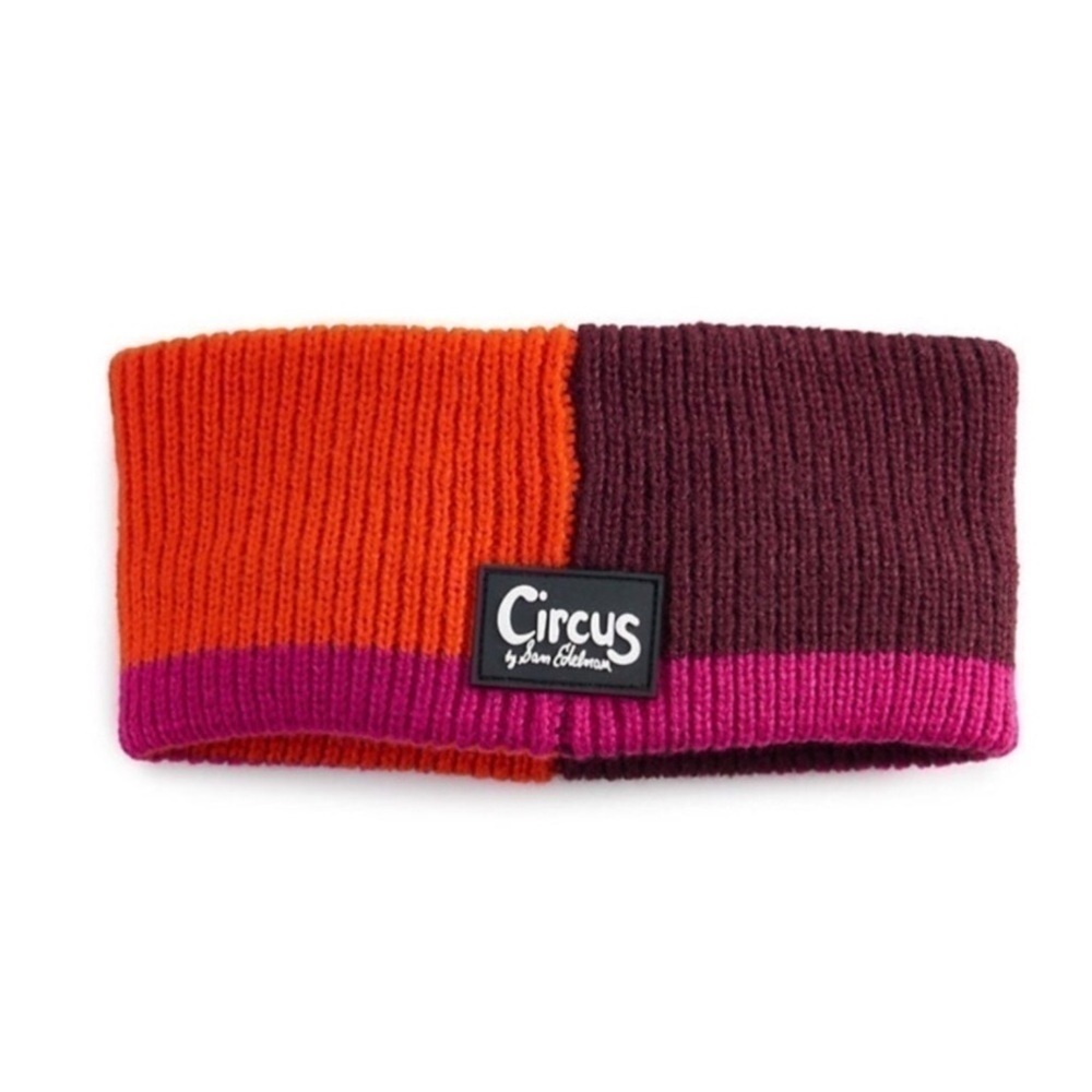 Circus by Sam Edelman Woman’s colorblock headband red pink maroon